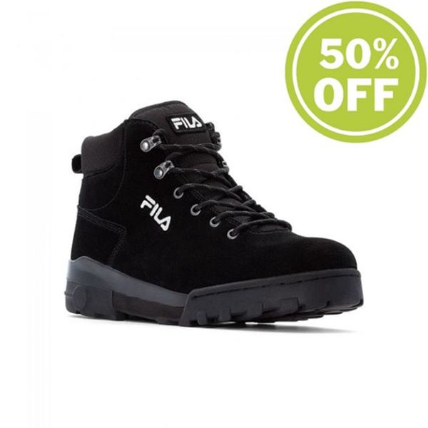 Botas Fila Hombre Negras - Rockland Mid - España 804756JWG